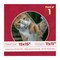 Red Suede Mat Board for 15x15 Frames - Circle Opening for 11x11 Photos